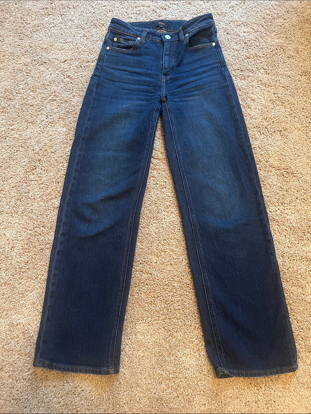 Quince Bella Stretch Relaxed Straight Jeans